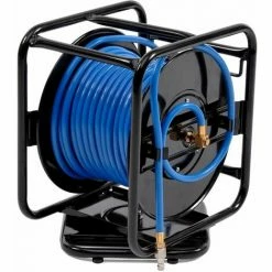 Varan Motors - Var-AHR-01 Schlauchtrommel - Tragbare Pneumatische Schlauchtrommel Aus Stahl 30m 12bar 360° Drehbar