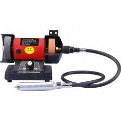 Varan Motors - NEMBG-01 Mini-Tischschleifmaschine 150W + Flexibel Für Multifunktionswerkzeuge