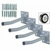Varan Motors - HYAOU-1 Wandradhalter, Reifenhalter, Stahlradhalter, 4 Stück, Max. 50kg Pro Halter