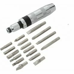 Varan Motors - VT13390 Box-Set Schlagschrauber Mit Bits, 18 Stück, Schlagschrauber