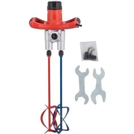 Varan Motors - JHS-120E Mischer 1300W 230V Doppelrührer und LED-Mischer für Putz, Zement, Mörtel, Fliesenkleber, Putz... Varan Motors - JHS-120E Mischer 1300W 230V Doppelrührer Und LED-Mischer Für Putz, Zement, Mörtel, Fliesenkleber, Putz... -VARAN MOTORS Shop 22850735 1