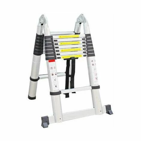 Varan Motors - DLT708B Aluminium Multifunktions Teleskopleiter 5m, 16 Sprossen Varan Motors - DLT708B Aluminium Multifunktions Teleskopleiter 5m, 16 Sprossen -VARAN MOTORS Shop 2391529 2