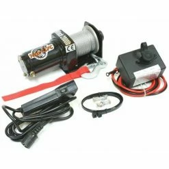 Varan Motors - Var-p2000-1a 12V SEILWINDE ATV QUAD FORST OFFROAD WINDE KABELFERNBEDIENUNG 907KG WINDE