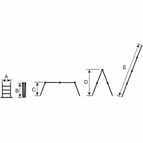 Varan Motors - DLM104 6 IN 1 ALUMINIUM MULTIFUNKTIONSLEITER 4,60 M KLAPPLEITER GELENKLEITER LEITER Varan Motors - DLM104 6 IN 1 ALUMINIUM MULTIFUNKTIONSLEITER 4,60 M KLAPPLEITER GELENKLEITER LEITER -VARAN MOTORS Shop 2391617 2