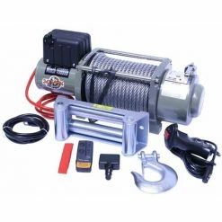 Varan Motors - Var-sc16800 ELEKTRISCHE SEILWINDE 12V 7620KG MOTORWINDE WINDE FORSTWINDE OFFROAD QUAD ATV