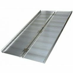 Varan Motors - SR607-5 ROLLSTUHL RAMPE KLAPPBAR ROLLSTUHLRAMPE FALTBAR 153CM 272KG FLACHRAMPE
