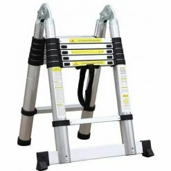 Varan Motors - DLT706B ALU MULTIFUNKTIONS TELESKOPLEITER KLAPPLEITER BOCKLEITER 3,80M 12 SPROSSEN