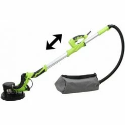 Varan Motors - ZL-225A Langhalsschleifer Trockenbauschleifer 800W, Mit Staubsauger Und Beutel