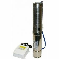 Varan Motors - 4SM3-6F Tauchpumpe Für Tiefbrunnen Und Bohrungen, 4000L/H – 34m, 370W, Edelstahlrotor