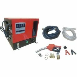 Varan Motors - NEDLP-27 DIESELPUMPE HEIZÖLPUMPE TRANSFERPUMPE 40L/MIN AUTOMATISCHE PISTOLE 12V 150W Rückschlagventil Saugkorb