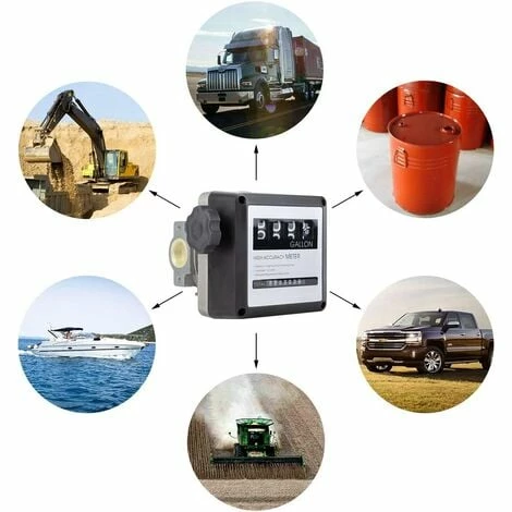 Varan Motors - NEFWM-03 Mechanischer Durchflussmesser für Diesel, Öl Wasser Adblue Flüssigkeitstransferpumpe 20-120l/min, 1'' Varan Motors - NEFWM-03 Mechanischer Durchflussmesser Für Diesel, Öl Wasser Adblue Flüssigkeitstransferpumpe 20-120l/min, 1'' -VARAN MOTORS Shop 42661199 4